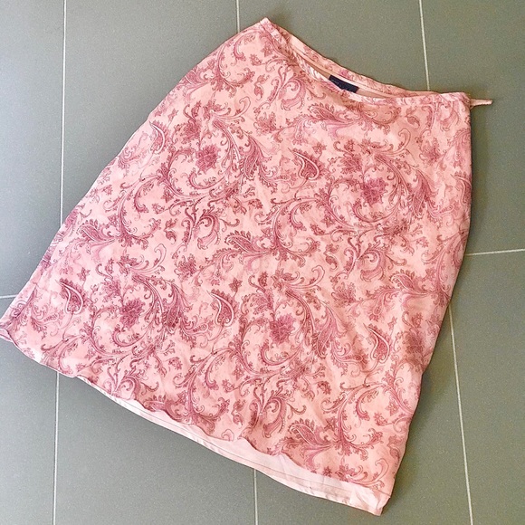 🌷🌷GRACE ELEMENTS Silk Career Midi Skirt🌷🌷 - Picture 4 of 6